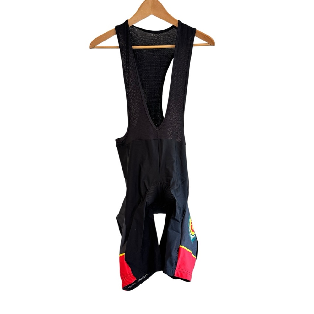 NWT Decca Elastic Interface Tech Bib Shorts Men’s XL Black Mesh Made in Belgium